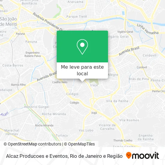 Alcaz Producoes e Eventos mapa