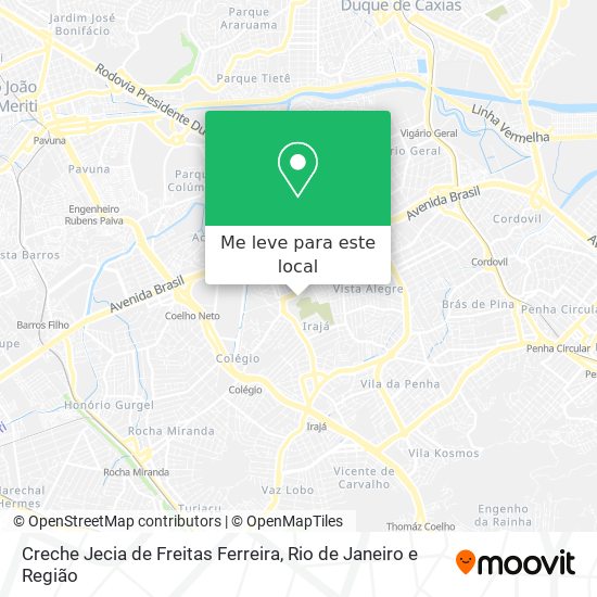 Creche Jecia de Freitas Ferreira mapa