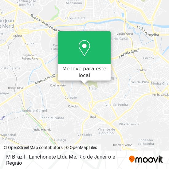 M Brazil - Lanchonete Ltda Me mapa