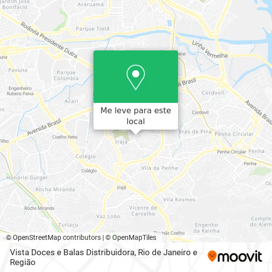 Vista Doces e Balas Distribuidora mapa