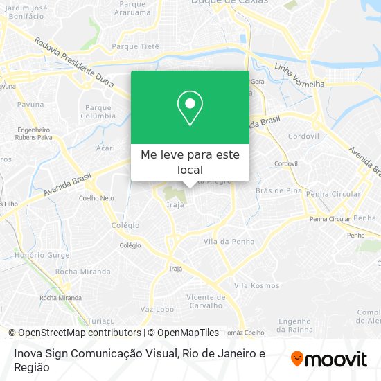 Inova Sign Comunicação Visual mapa