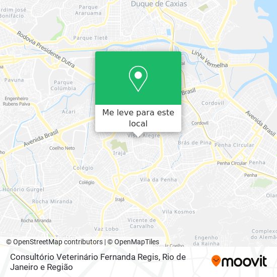 Consultório Veterinário Fernanda Regis mapa