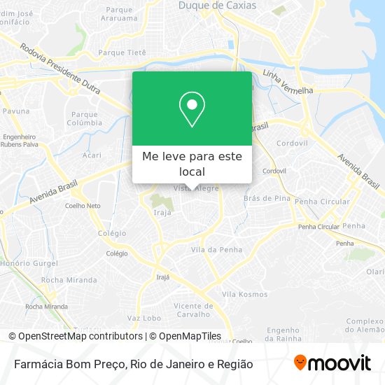 Farmácia Bom Preço mapa