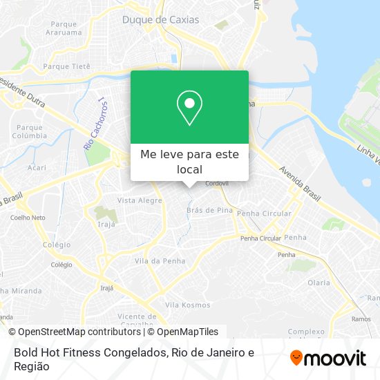 Bold Hot Fitness Congelados mapa