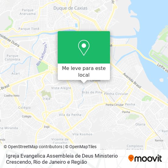 Igreja Evangelica Assembleia de Deus Ministerio Crescendo mapa