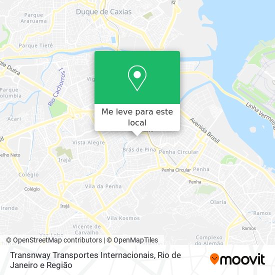 Transnway Transportes Internacionais mapa