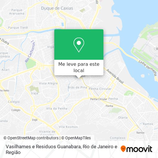 Vasilhames e Residuos Guanabara mapa