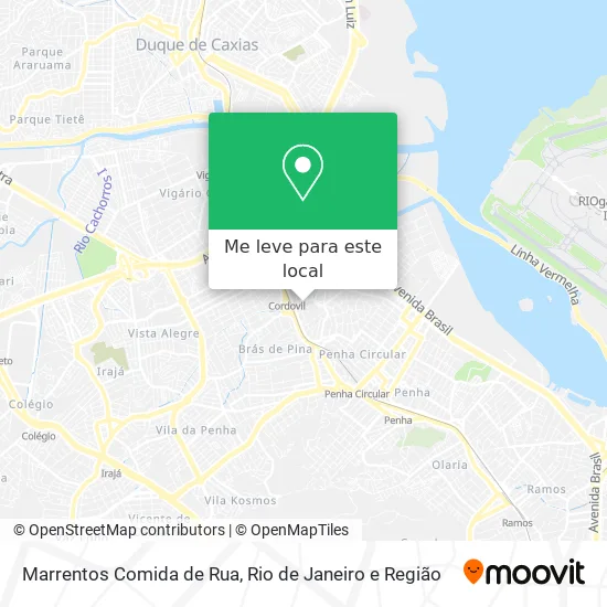 Marrentos Comida de Rua mapa