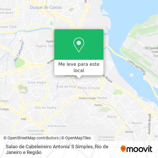 Salao de Cabeleireiro Antonia' S Simples mapa