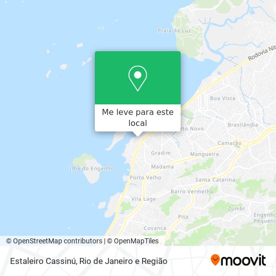 Estaleiro Cassinú mapa