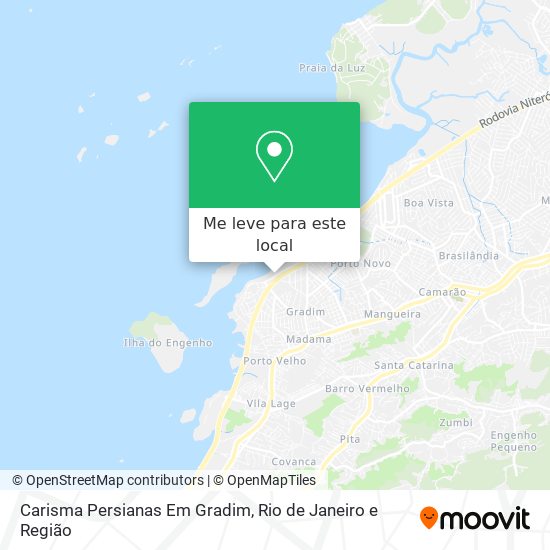 Carisma Persianas Em Gradim mapa