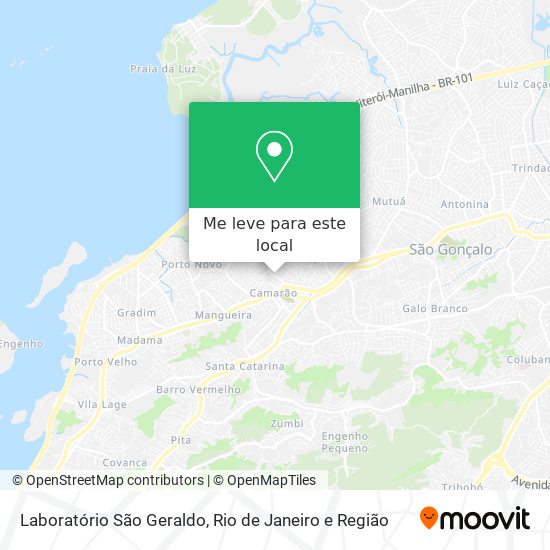 Laboratório São Geraldo mapa