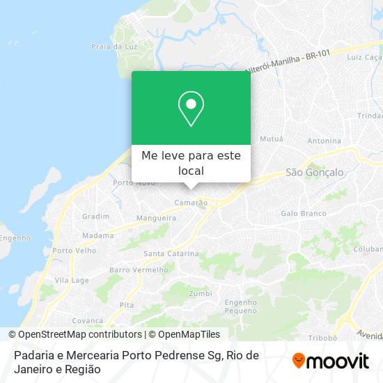 Padaria e Mercearia Porto Pedrense Sg mapa