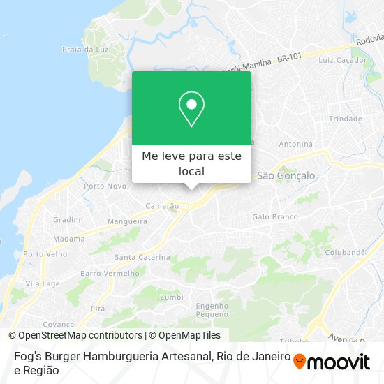 Fog's Burger Hamburgueria Artesanal mapa