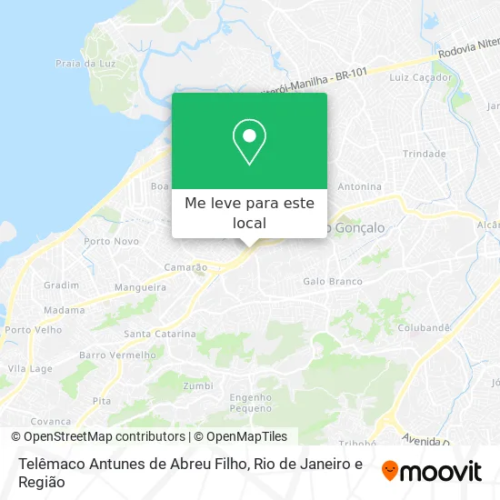 Telêmaco Antunes de Abreu Filho mapa