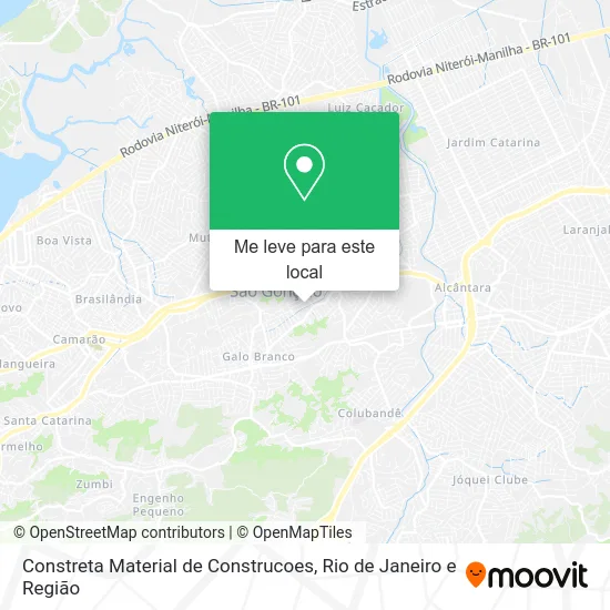 Constreta Material de Construcoes mapa