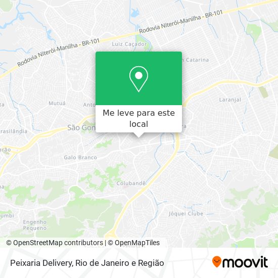 Peixaria Delivery mapa