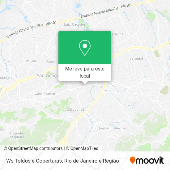 Ws Toldos e Coberturas mapa