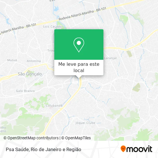 Psa Saúde mapa