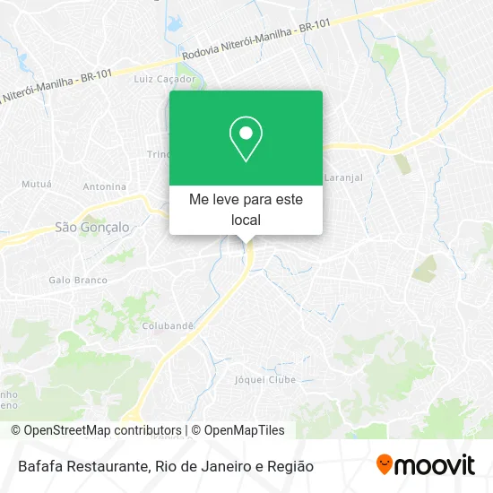 Bafafa Restaurante mapa