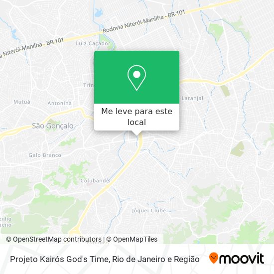 Projeto Kairós God's Time mapa