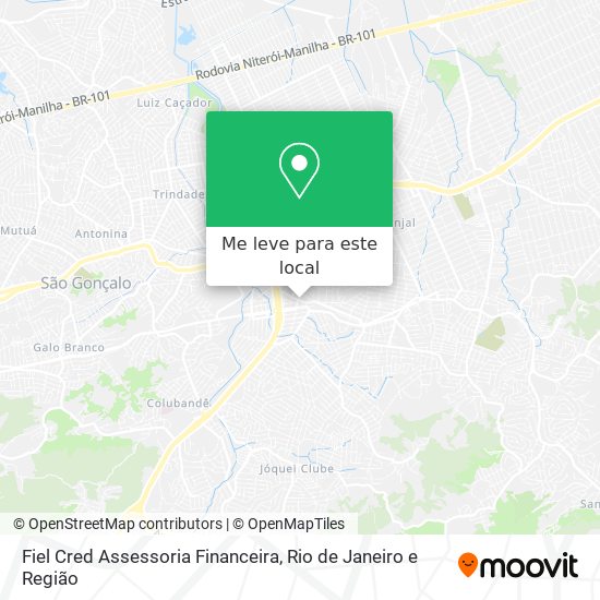 Fiel Cred Assessoria Financeira mapa