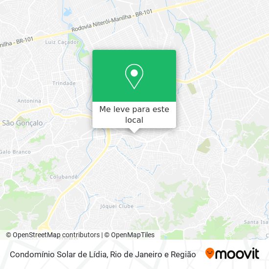 Condomínio Solar de Lídia mapa