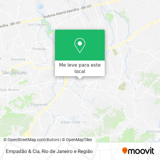 Empadão & Cia mapa