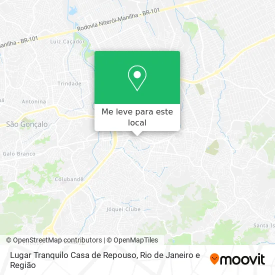 Lugar Tranquilo Casa de Repouso mapa