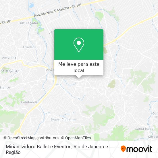 Mirian Izidoro Ballet e Eventos mapa