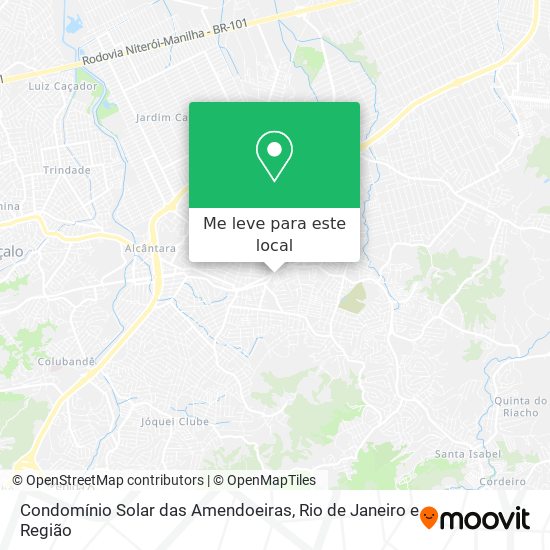 Condomínio Solar das Amendoeiras mapa