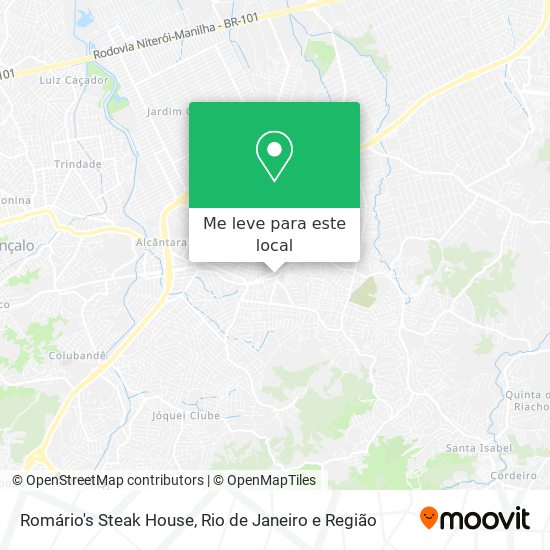 Romário's Steak House mapa