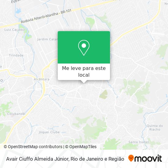 Avair Ciuffo Almeida Júnior mapa
