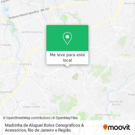 Madrinha de Aluguel Bolos Cenográficos & Acessórios mapa