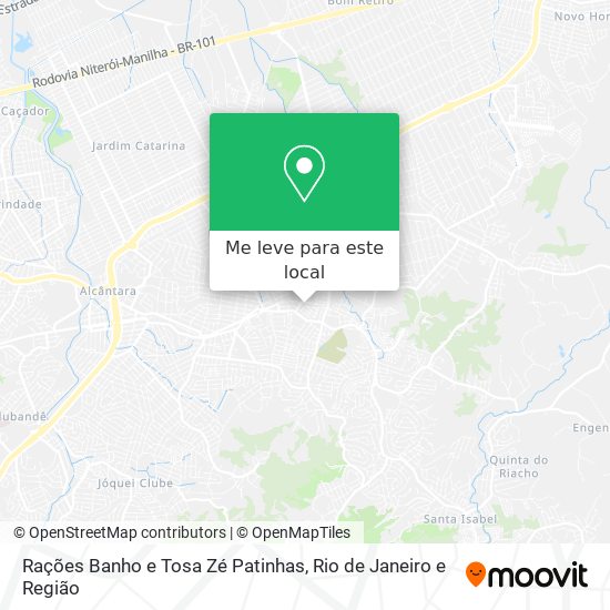 Rações Banho e Tosa Zé Patinhas mapa