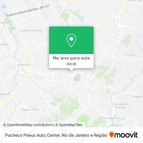 Pacheco Pneus Auto Center mapa