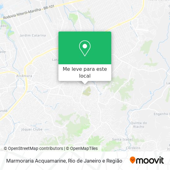 Marmoraria Acquamarine mapa
