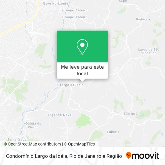 Condomínio Largo da Idéia mapa