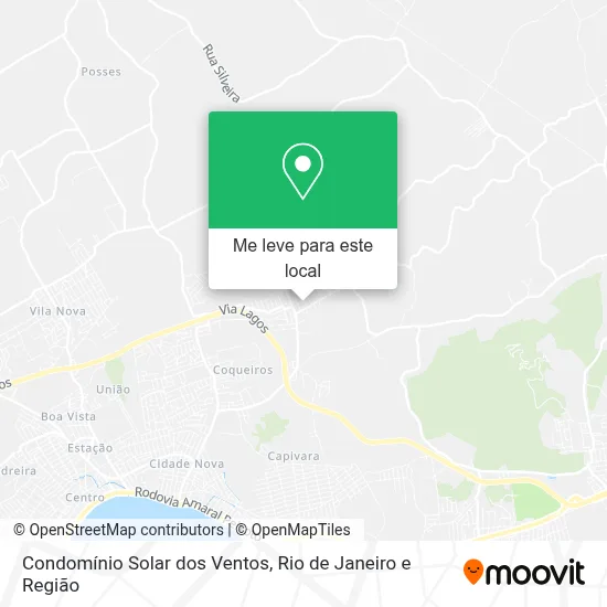 Condomínio Solar dos Ventos mapa