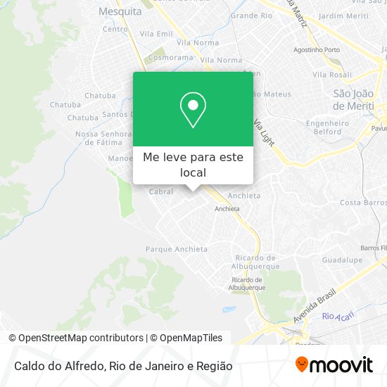 Caldo do Alfredo mapa