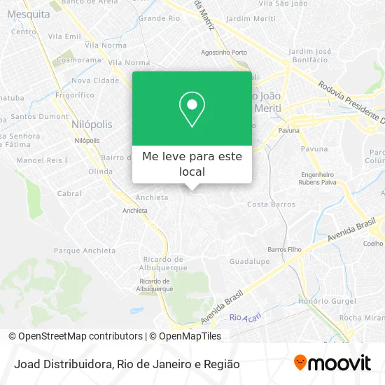Joad Distribuidora mapa
