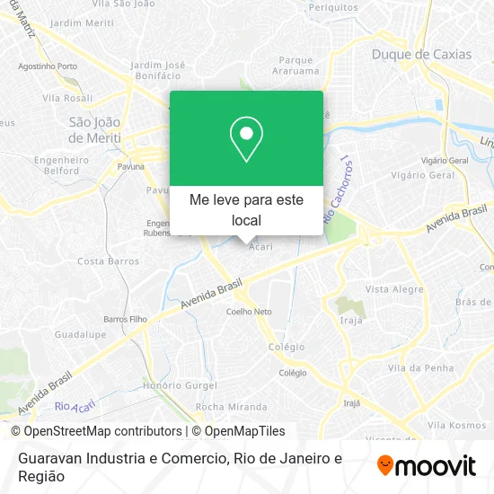 Guaravan Industria e Comercio mapa