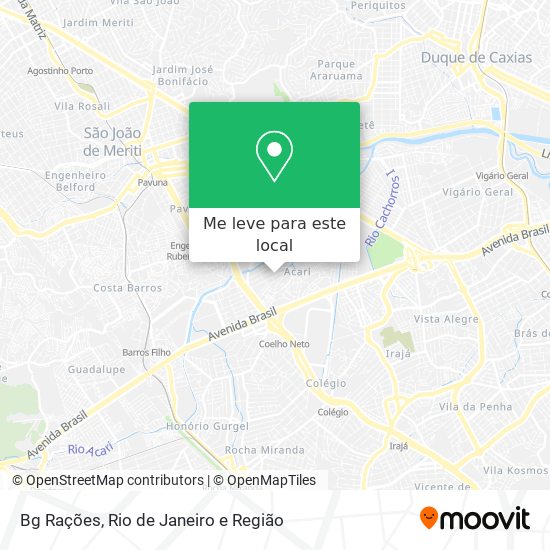 Bg Rações mapa