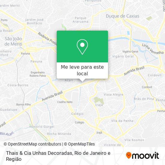 Thais & Cia Unhas Decoradas mapa