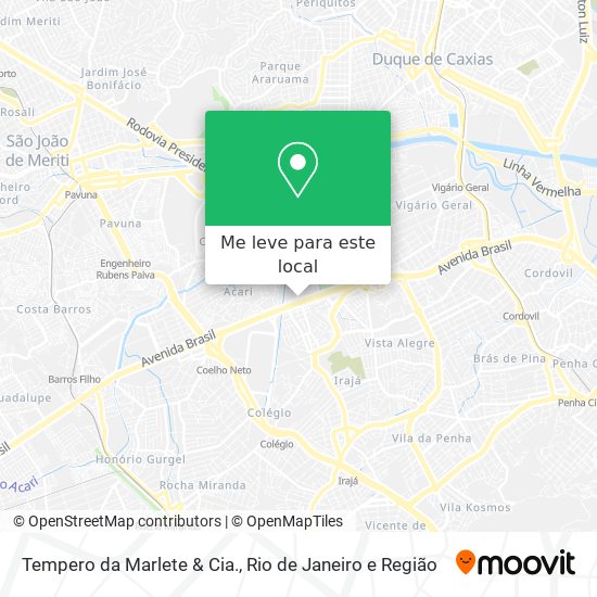 Tempero da Marlete & Cia. mapa