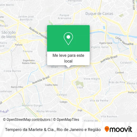 Tempero da Marlete & Cia. mapa