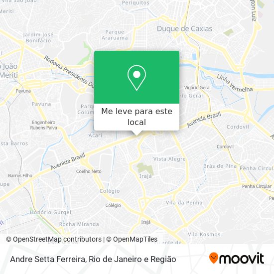 Andre Setta Ferreira mapa