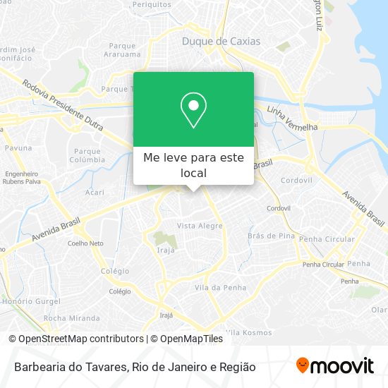 Barbearia do Tavares mapa