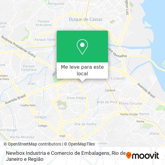 Newbox Industria e Comercio de Embalagens mapa