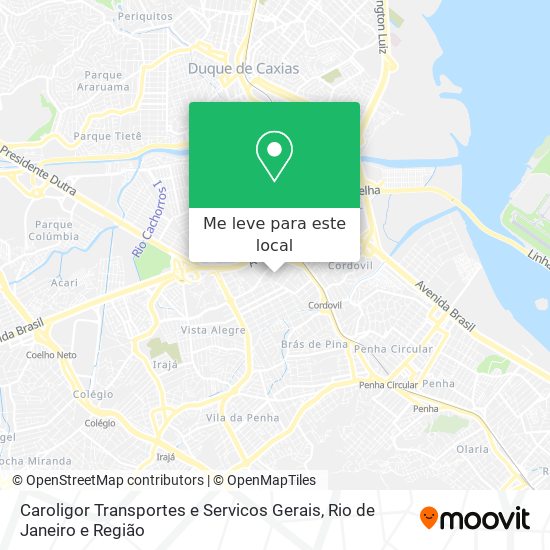 Caroligor Transportes e Servicos Gerais mapa